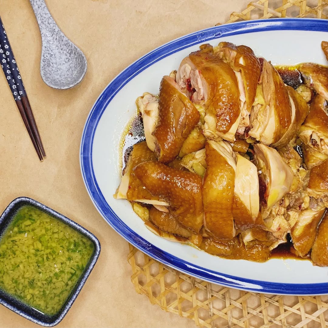 慢煮頭抽玫瑰豉油雞